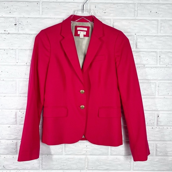J.CREW FACTORY  Schoolboy Red Blazer | Women’s Size 0 - Picture 1 of 7